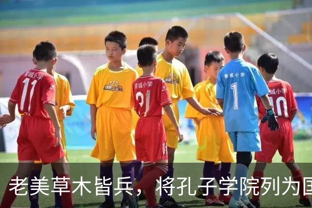 老美草木皆兵，将孔子学院列为国家安全威胁